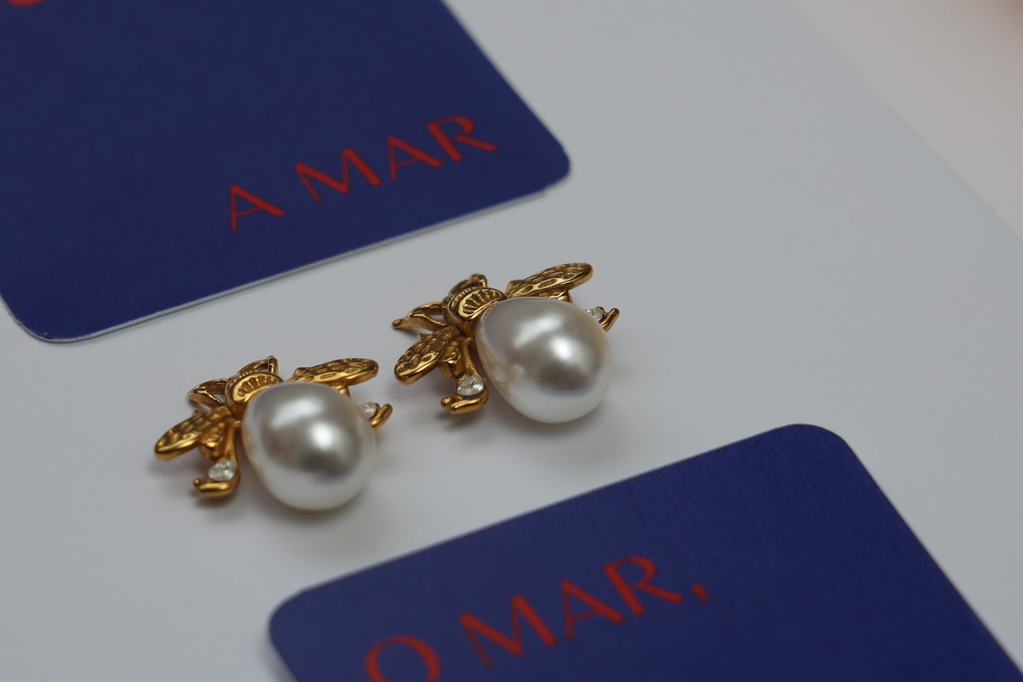 Golden Bee Earrings