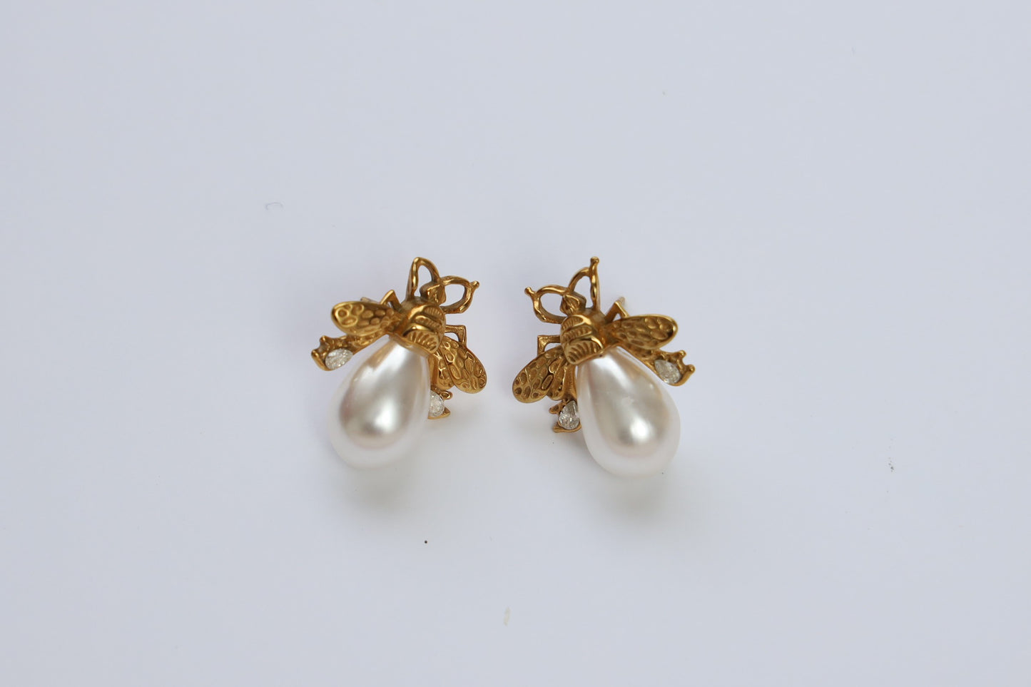 Golden Bee Earrings