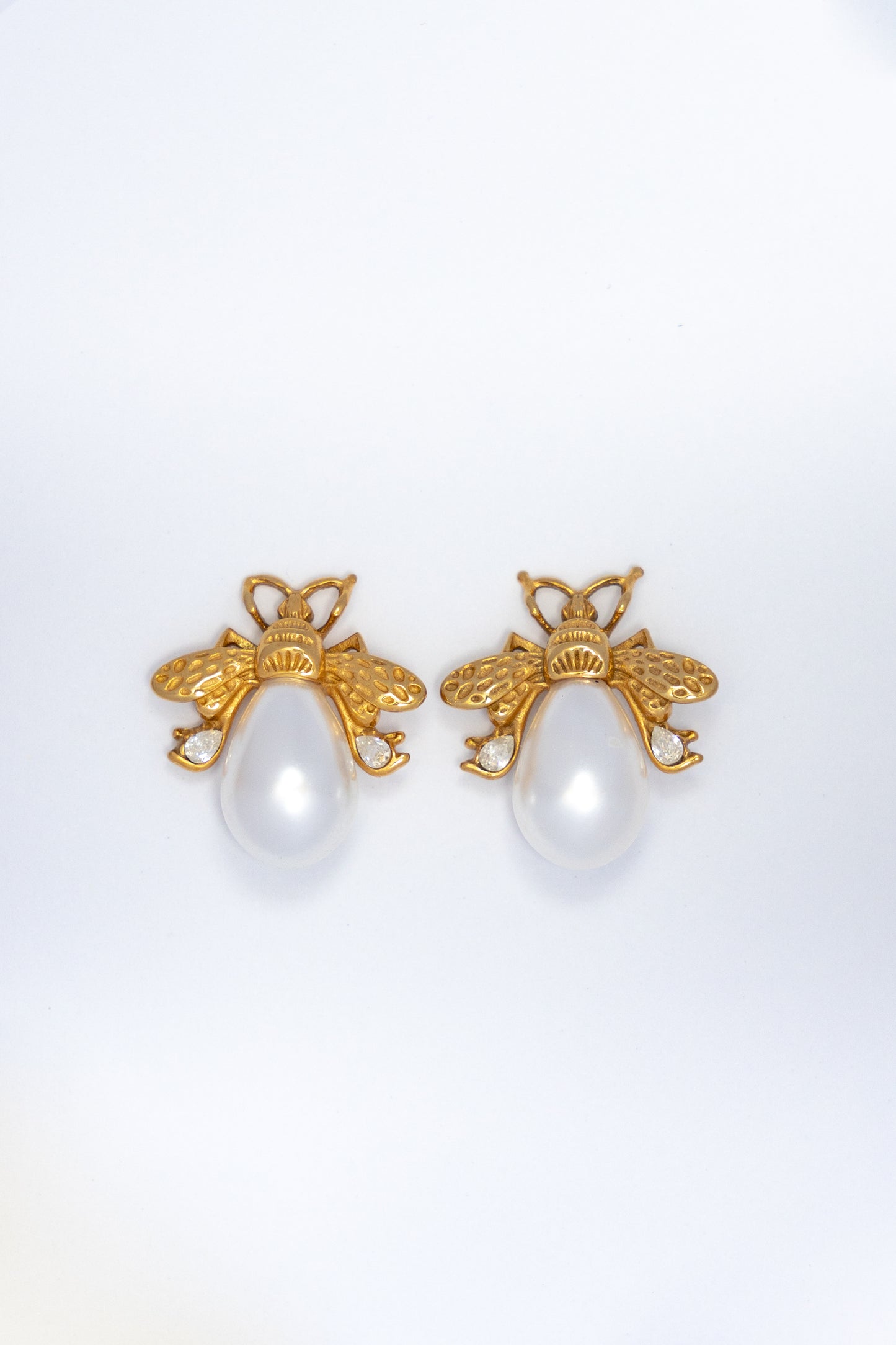 Golden Bee Earrings