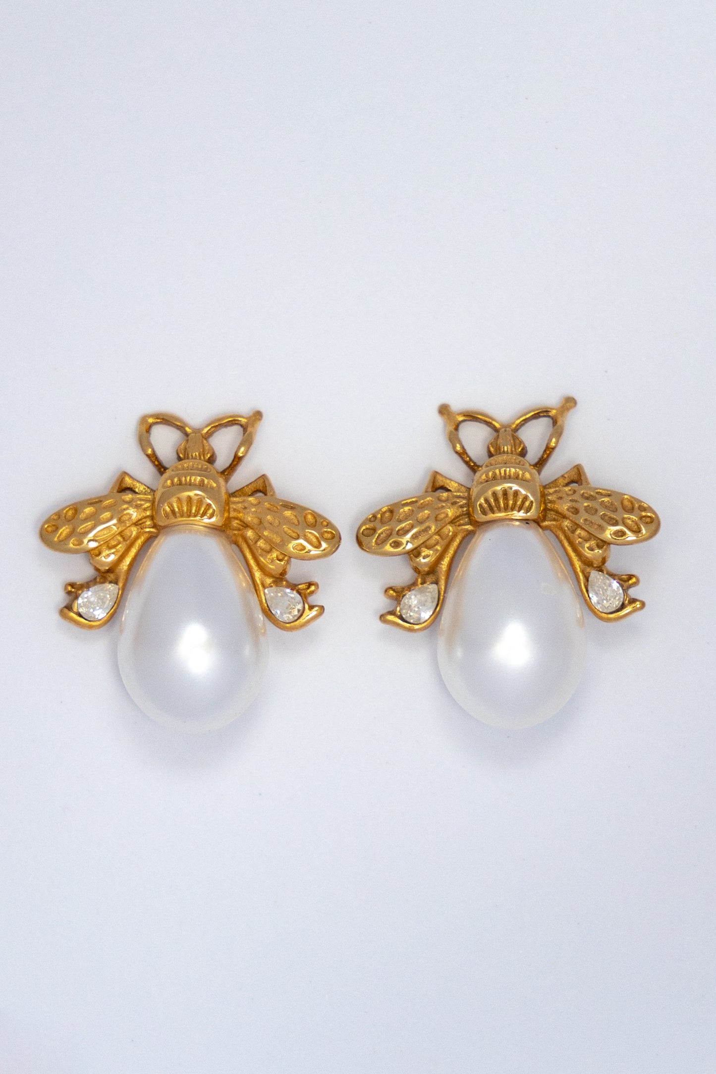 Golden Bee Earrings